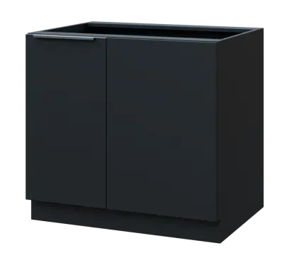 SISR - 9 spodní skříňka, rohová, 1-dveřová, levá, 870x900x600, antracit